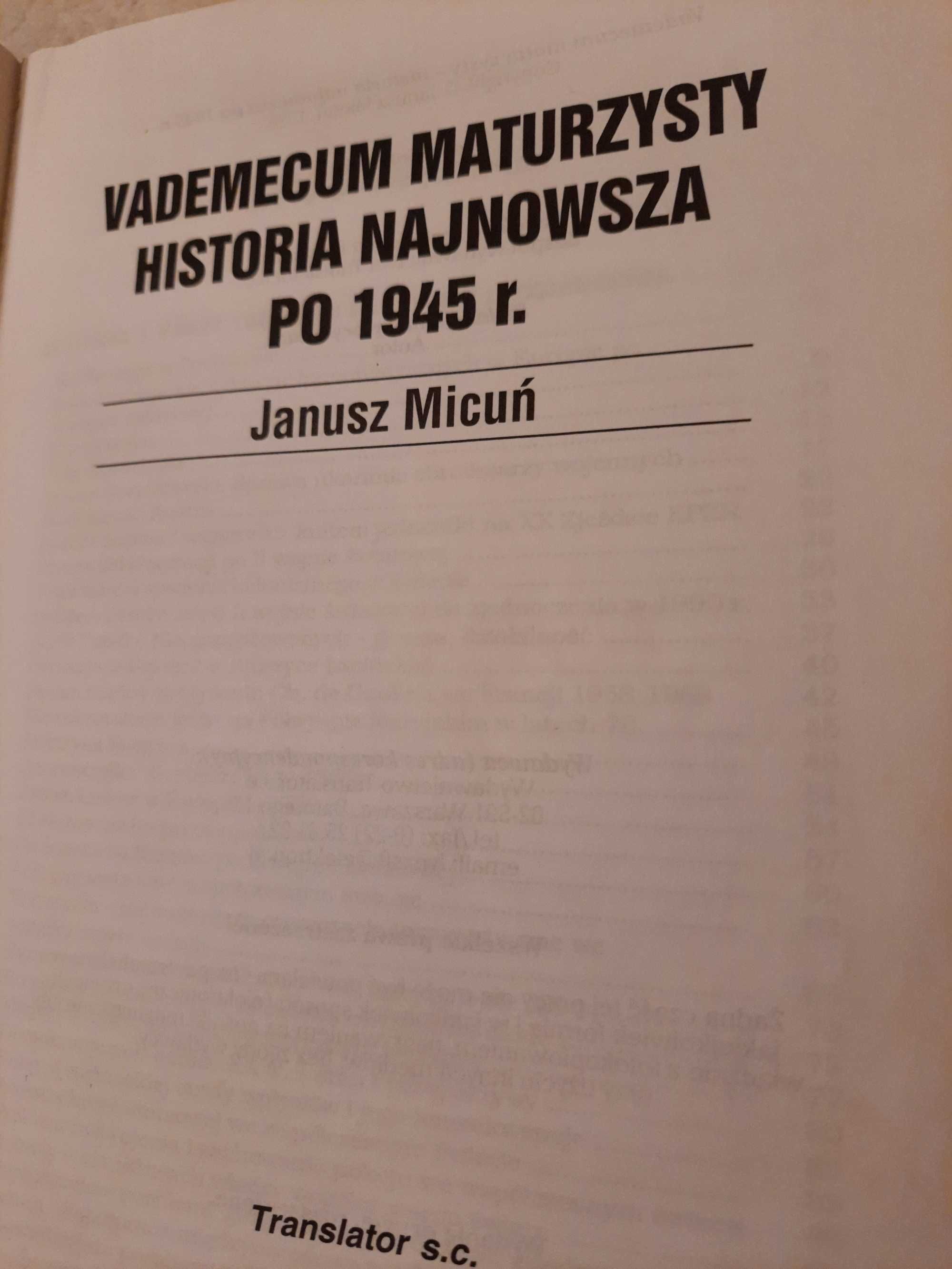 Vademekum Maturzysty - Historia Najnowsza po 1945 r.