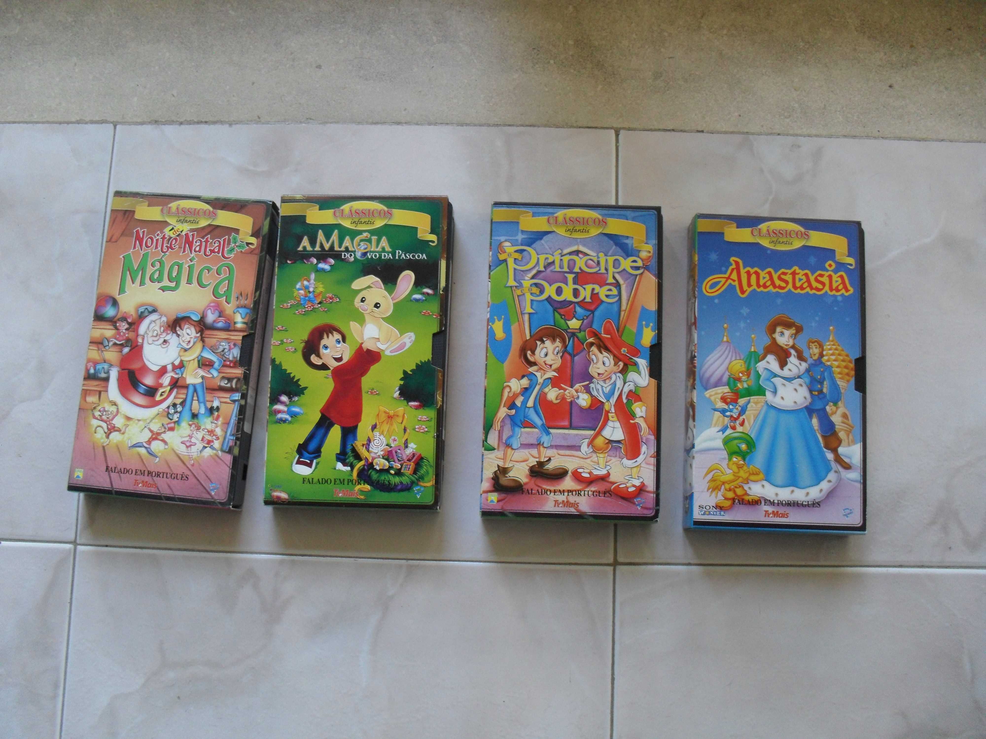 Coleção Cassetes VHS  Desenhos Animados diversos  Oferta ler descrição