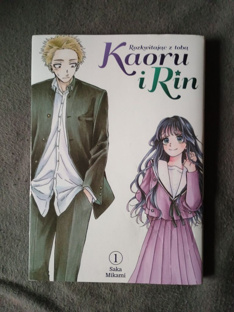 pierwszy tom kaoru i rin rozkwitając z tobą stan dobry