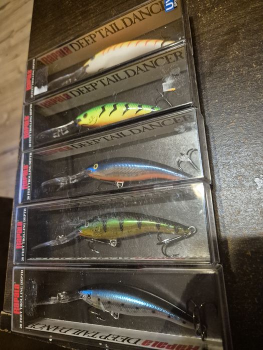 Rapala deep tail dancer 9. Wobler woblery salmo ld przynęty przynęta.