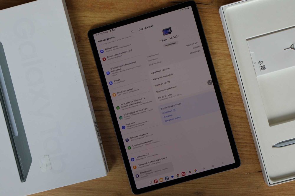 Новий Samsung Galaxy Tab S10+ Plus 12,4" SM-X820 512Gb / 12Gb Gray