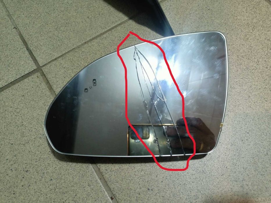 Lusterko zew. lewe Kia Optima IV(niekompletne-pod kamerę) + kierunki