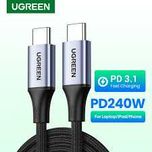 Кабель UGREEN US535 USB C to USB C 240W Space Gray  2м