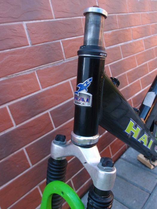 rama amortyzowana MTB HAI BIKE aluminium 7005 Rock Shox Jett DNM