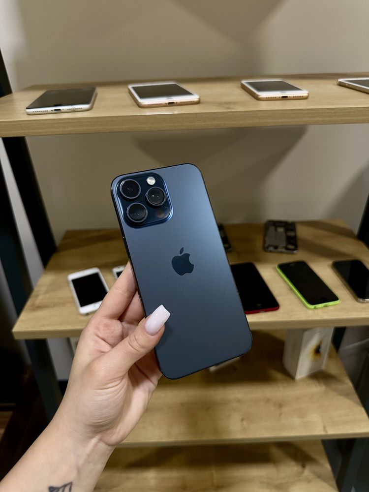 Iphone 15 Pro Max 256 Gb Blue Titanium Скло в подарун Розстрочка Обмін