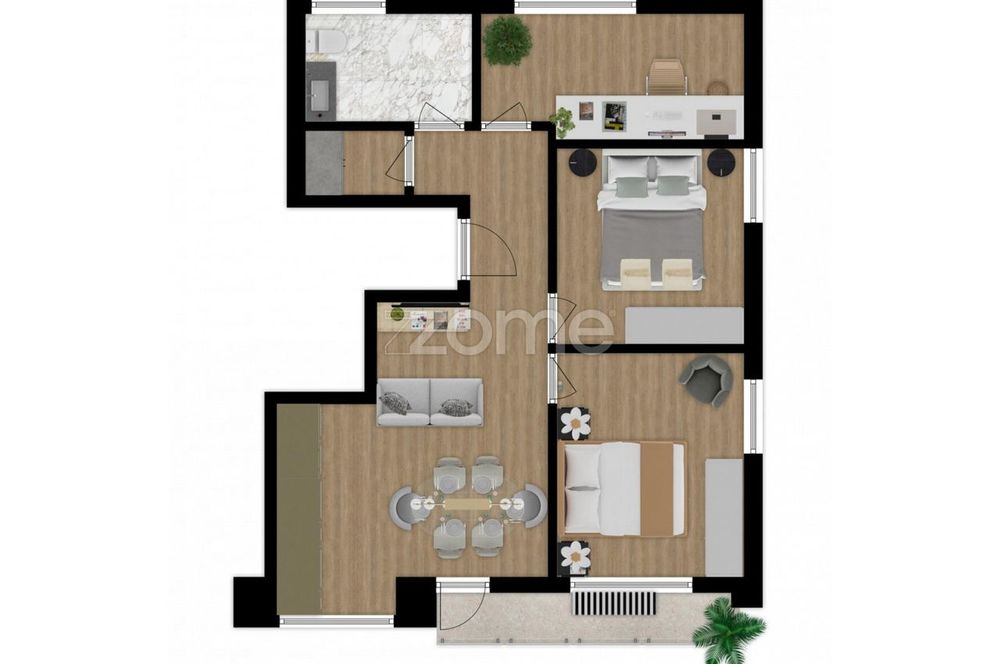 Apartamento T2+1 Totalmente Remodelado em Cortegaça