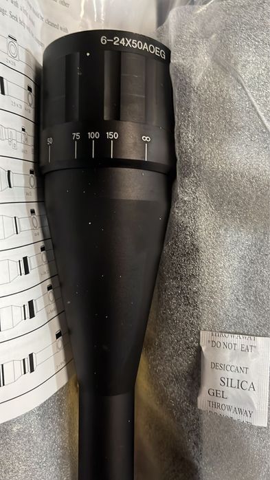 Mira telescopica para carabina 24 aumentos