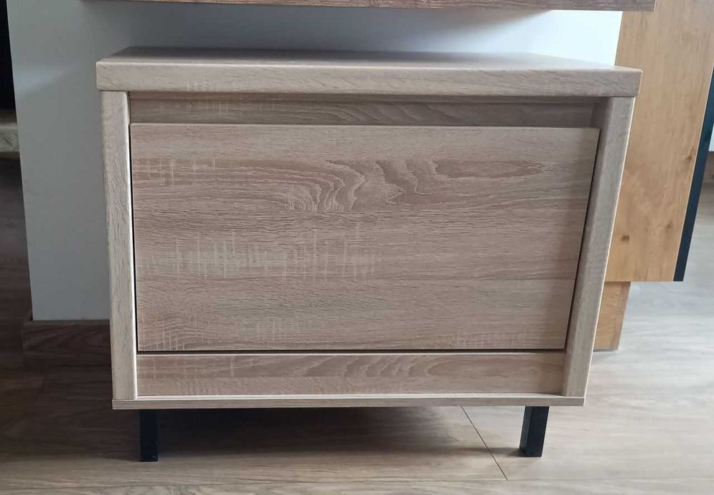 Szafka na buty, kolor dąb sonoma (z nóżkami - bardziej funkcjonalna)