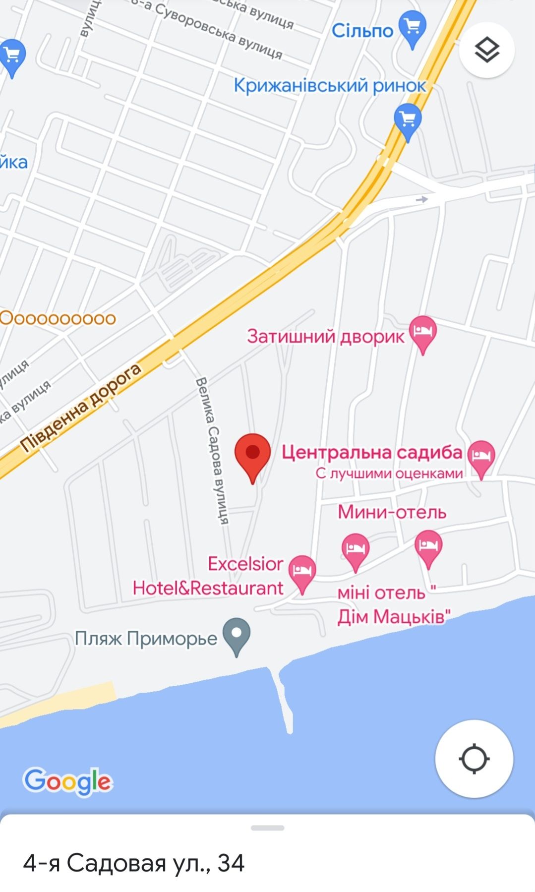 Участок возле моря, Одесса, СТ Приморье, Молодая Гвардия