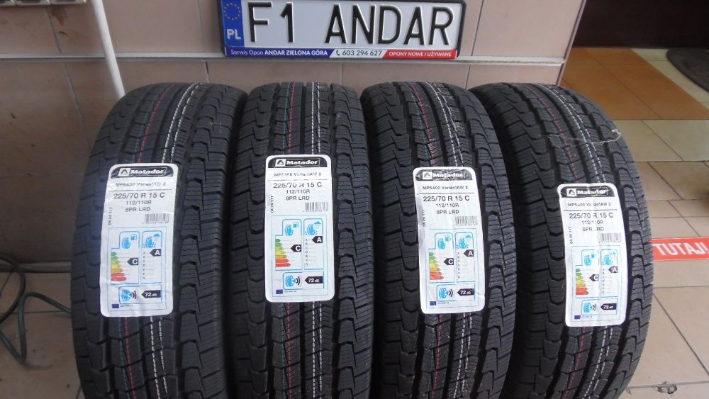 225/70R15C MATADOR MPS400 Variant2 - bus , NOWE opony całoroczne ANDAR