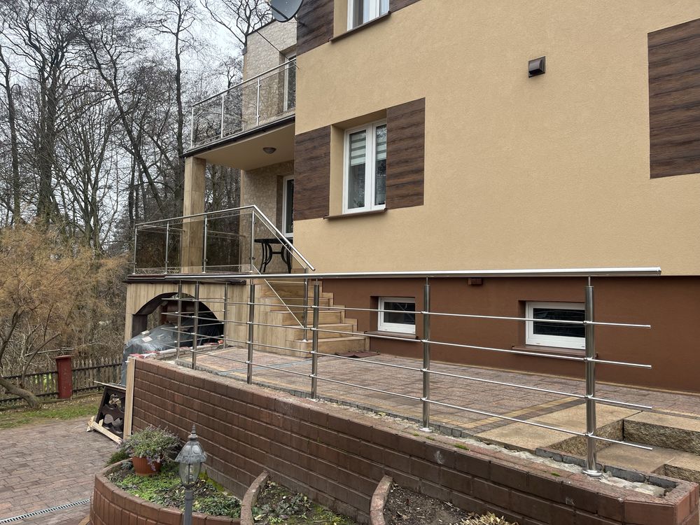 Balustrada ze stali nierdzewnej