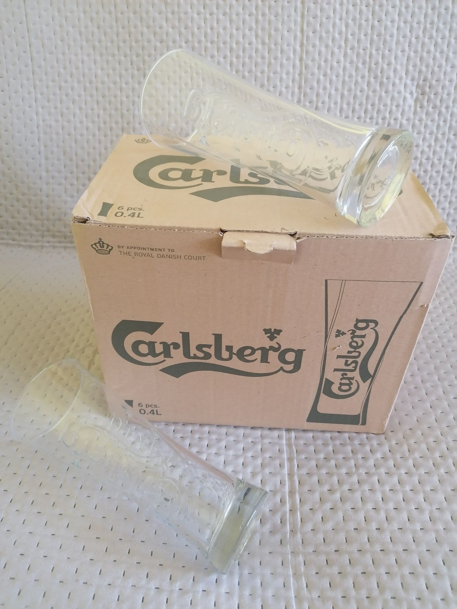 Carlsberg KUFLE - SZKLANKI do piwa Nowe!!