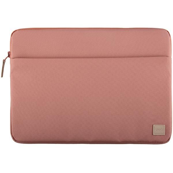 Uniq Etui Vienna Laptop Sleeve 14" Różowy/Peach Pink Waterproof Rpet