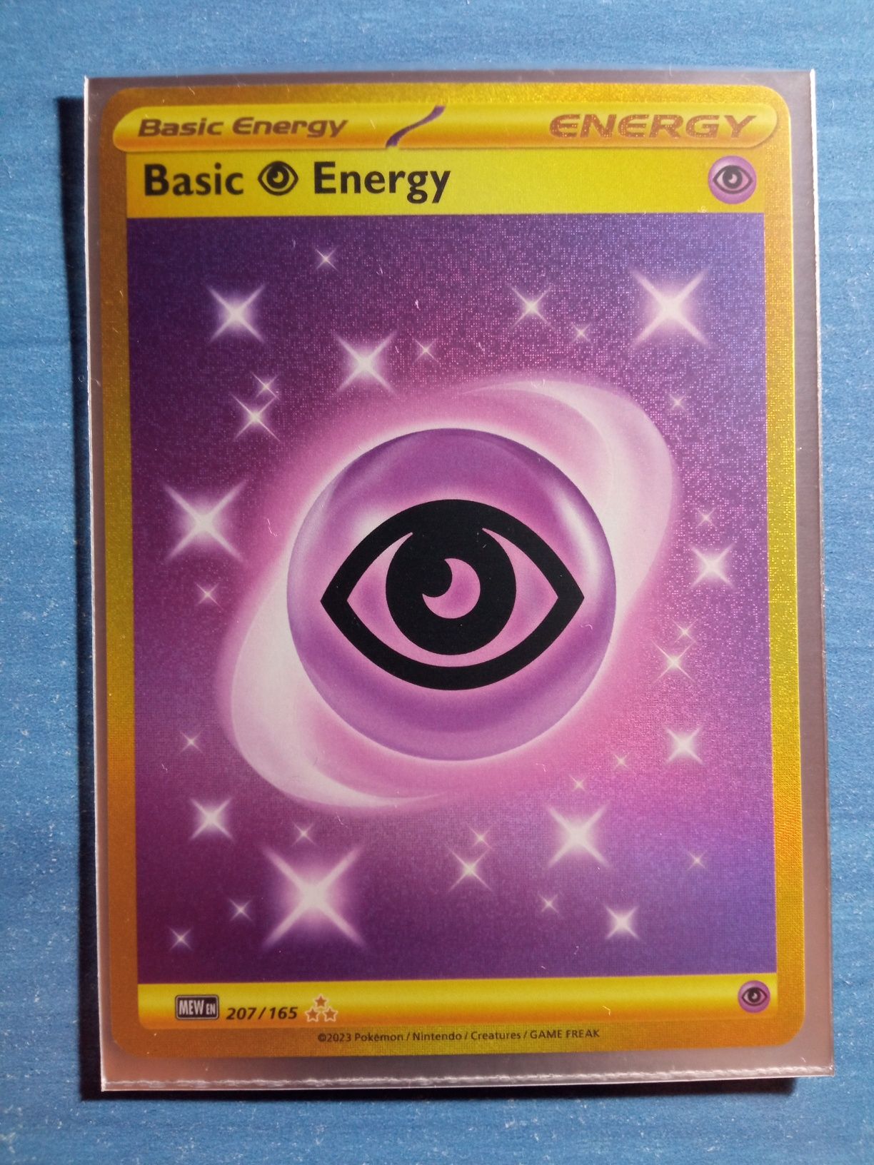 Pokémon Basic Psychic energy Gold 207/165