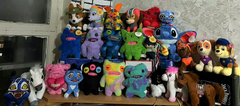 Мягкая игрушка кот дерби, фуглер, лабубу, лошадка, щенячий патруль