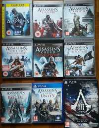 Jogos Assassin's Creed Playstation PS3 e PS4