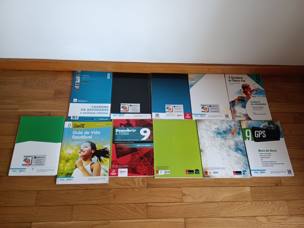 Cadernos de atividades/ livros de fichas 9º ano