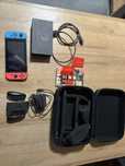 Nintendo switch+gry+case