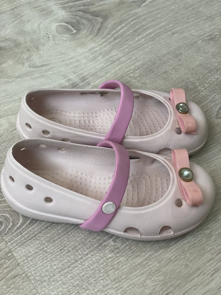 Кроксы Crocs Оригинал размер С8 стелька 14 см хорошее сост босоножки