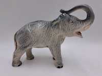 Kolekcjonerska figurka porcelanowa słoń, Sitzendorf Turyngia
