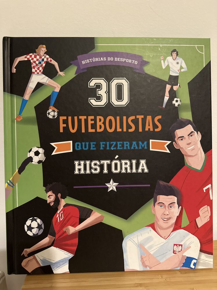 Livro 30 Futebolistas Que Fizeram História