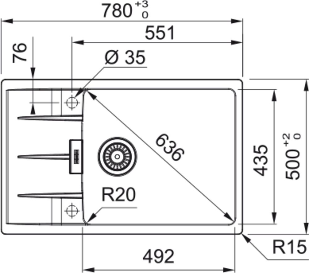 Zlewozmywak Franke ONYX CNG 611-78 XL 3 114.0687.326