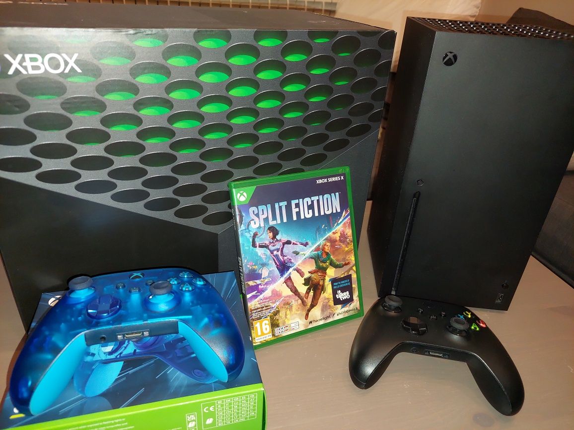 Xbox Series X 1TB + 2 pady + Split Fiction - na gwarancji
