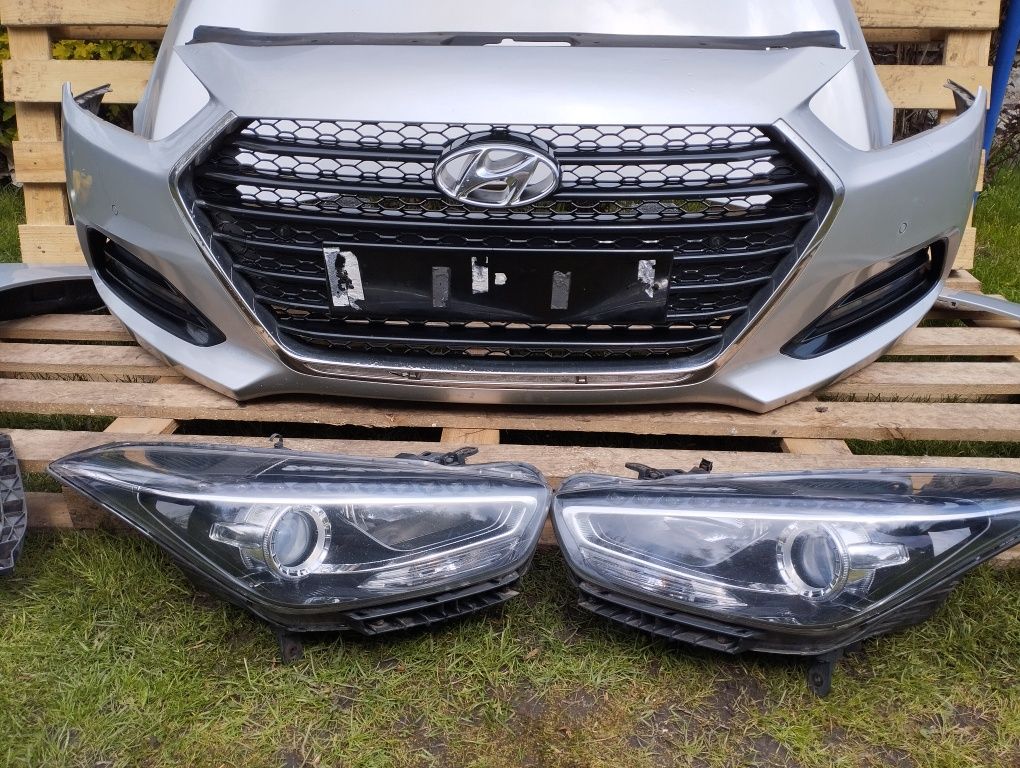 Hyundai i40 lift maska zderzak błotnik pas chłodnica CRDi N3S komplet