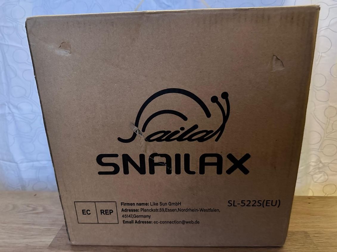 Snailax SL-522SG elektryczny podgrzewany masażer do stóp shiatsu
