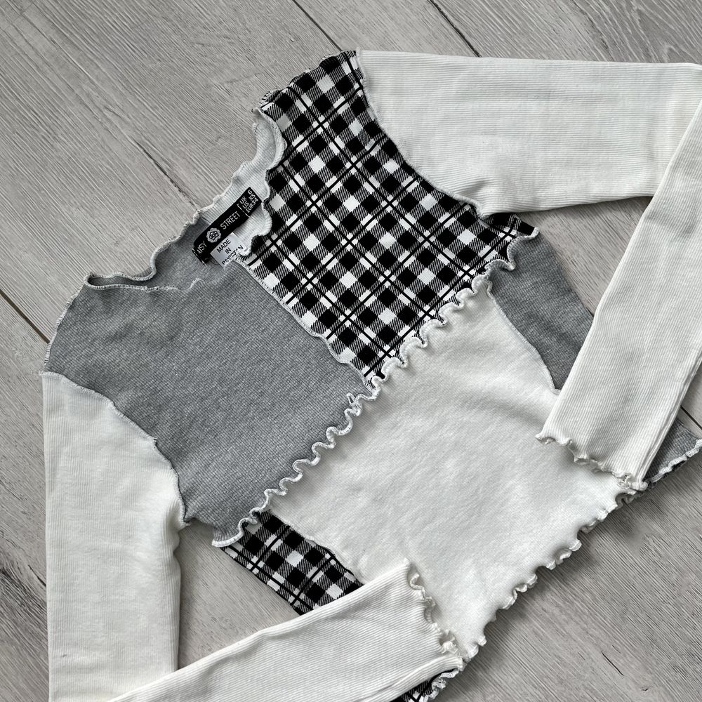 Bawełniana bluzka z patchworkowym wzorem Daisy Street