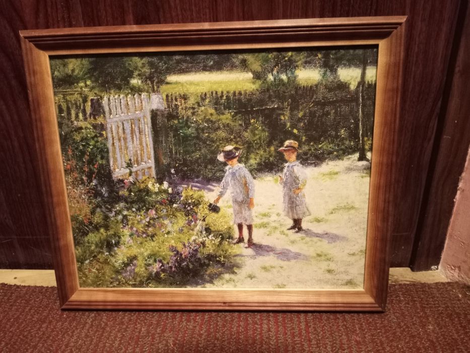 Reprodukcja obrazu Podkowińskiego Dzieci w ogrodzie