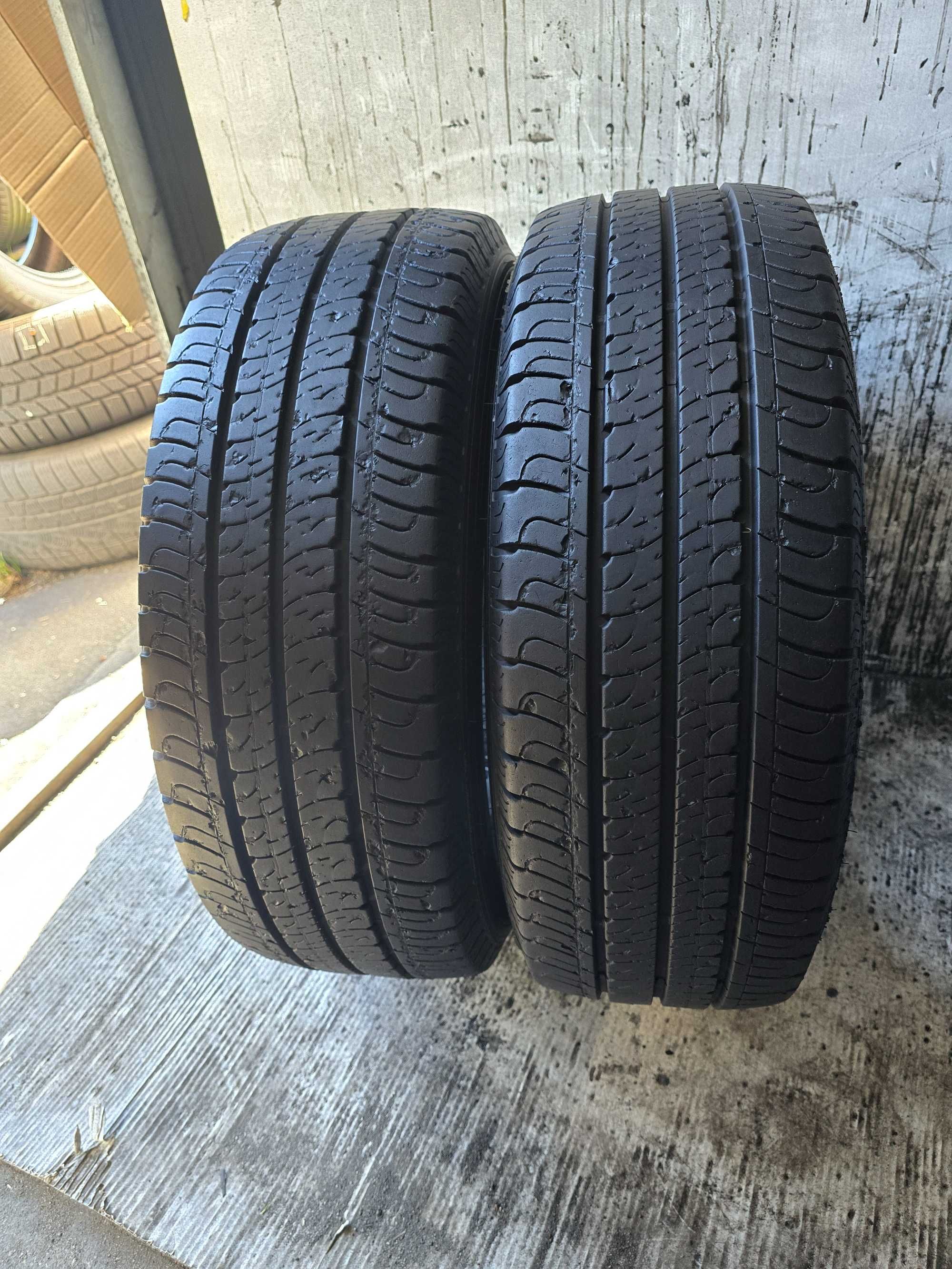 Sprzedam 2 opony 215/65 16" C Goodyear letnie 90% 2021r