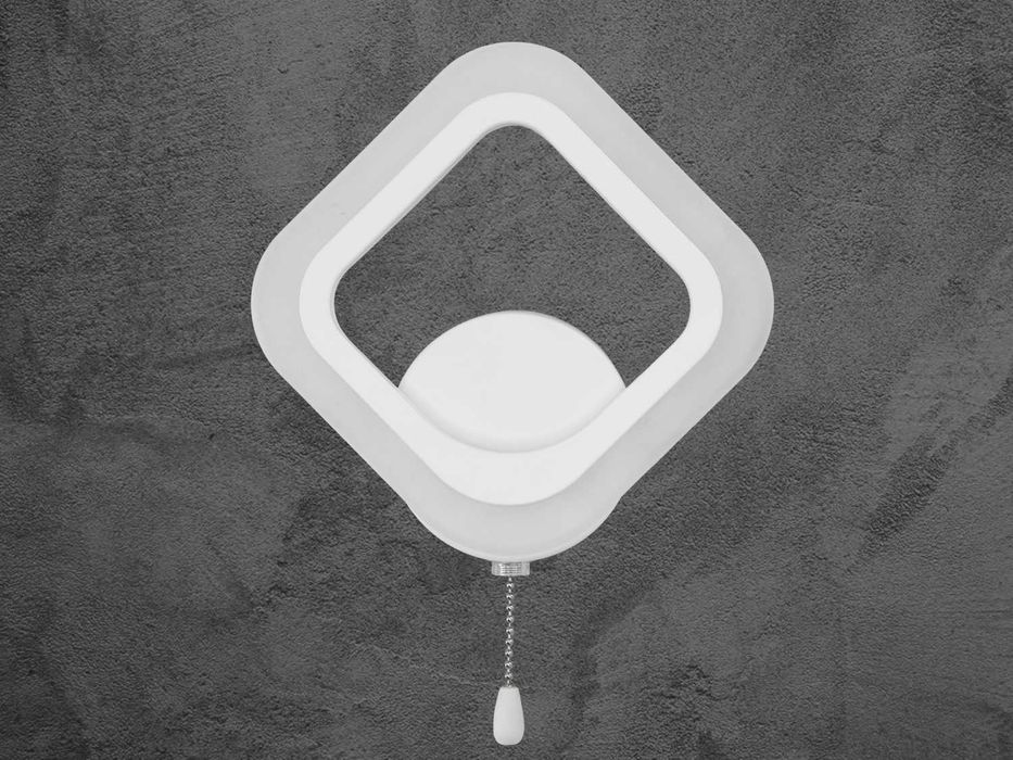 Світлодіодний настінний світильник бра, чорний\ білий ,12W A8060/1BK