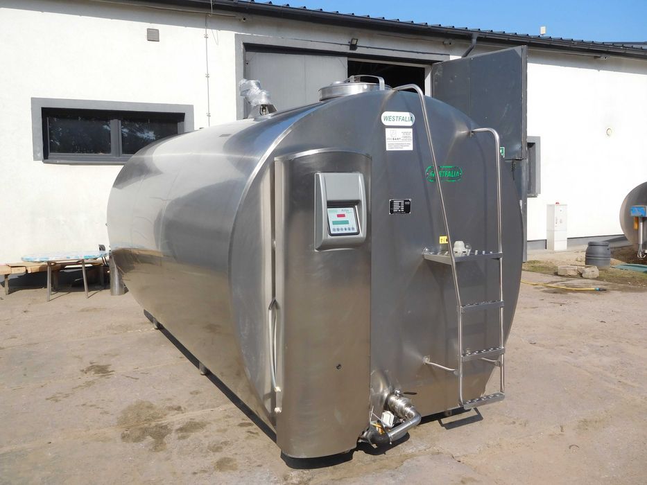 SCHŁADZALNIK CHŁODNIA zbiornik do mleka WESTFALIA 14 000 L - 2008 rok