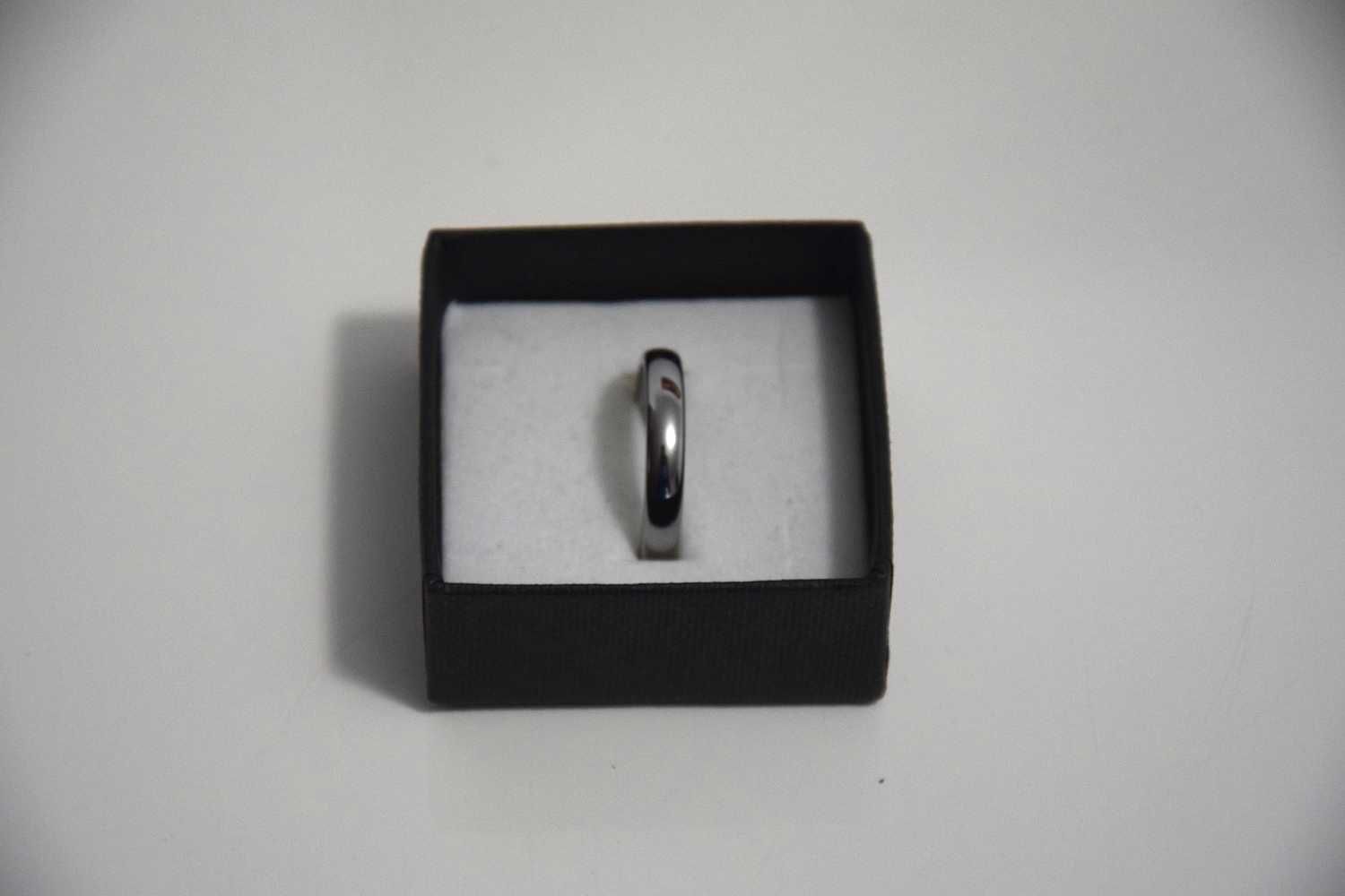 Obrączki wolframowe Tungsten Carbide węglik wolframu r. 10 (19,8mm)