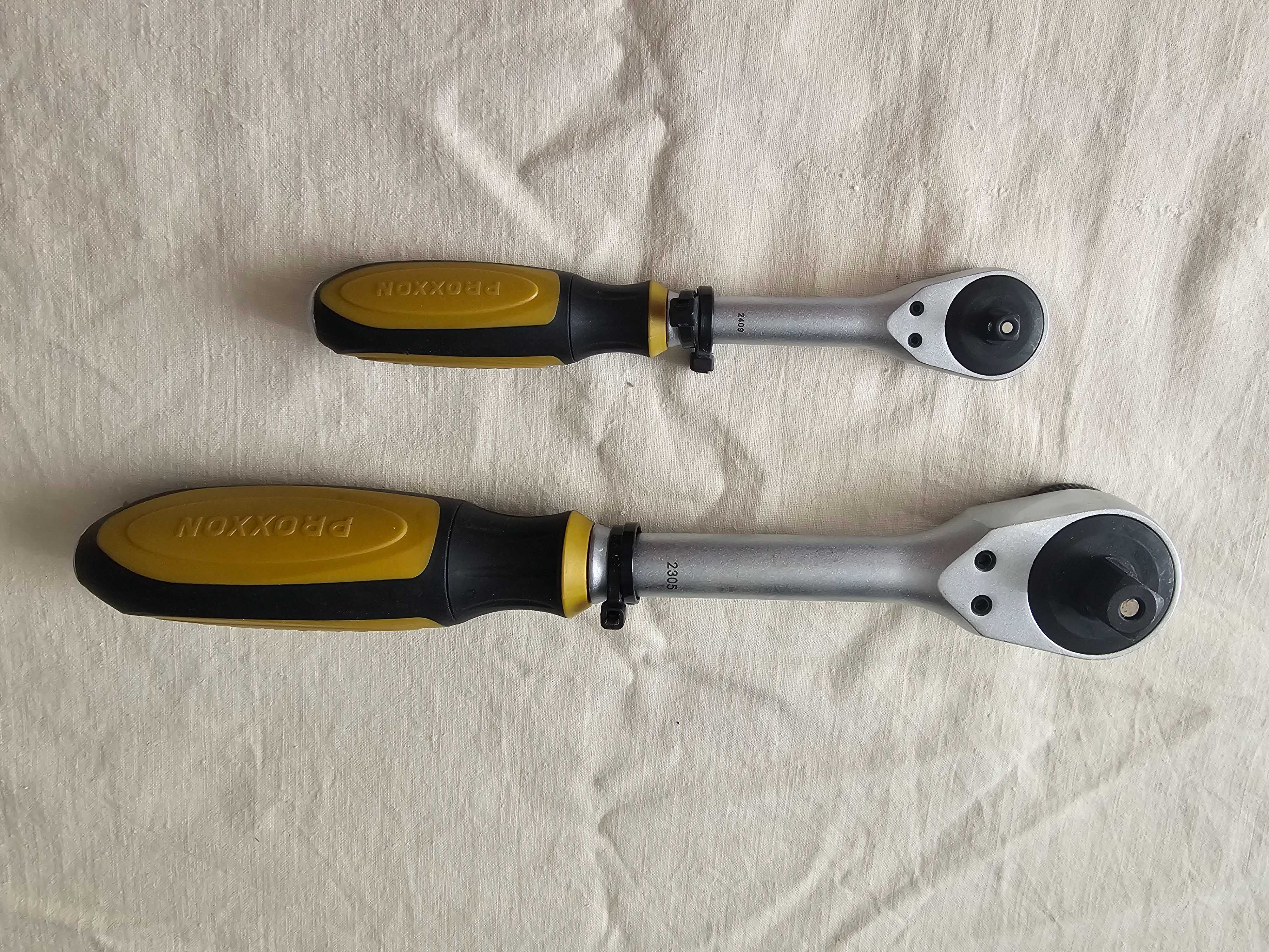 NOWE Grzechotki PROXXON ROTARY 1/2" oraz 1/4" z mechanizmem obrotowym