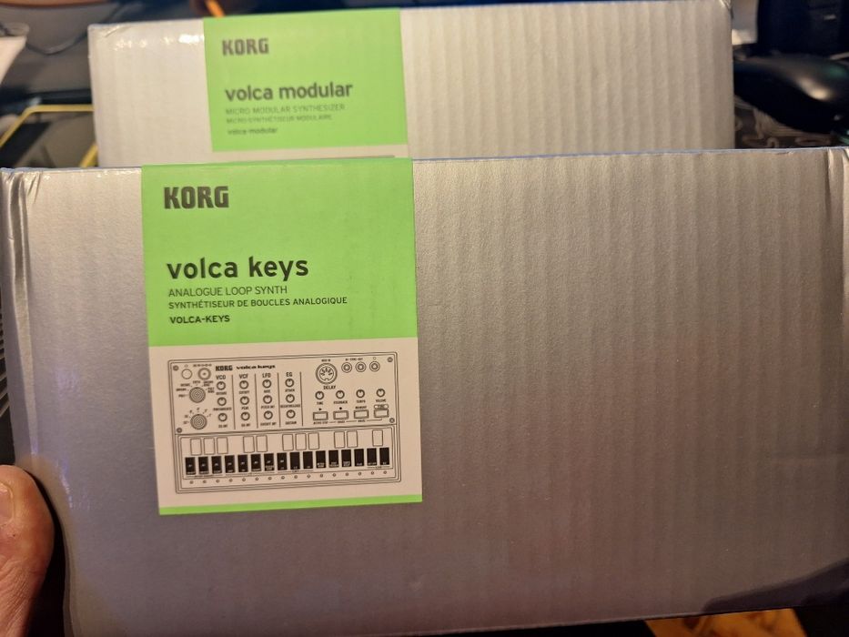 Korg Volca Keys e Modular sintetizador