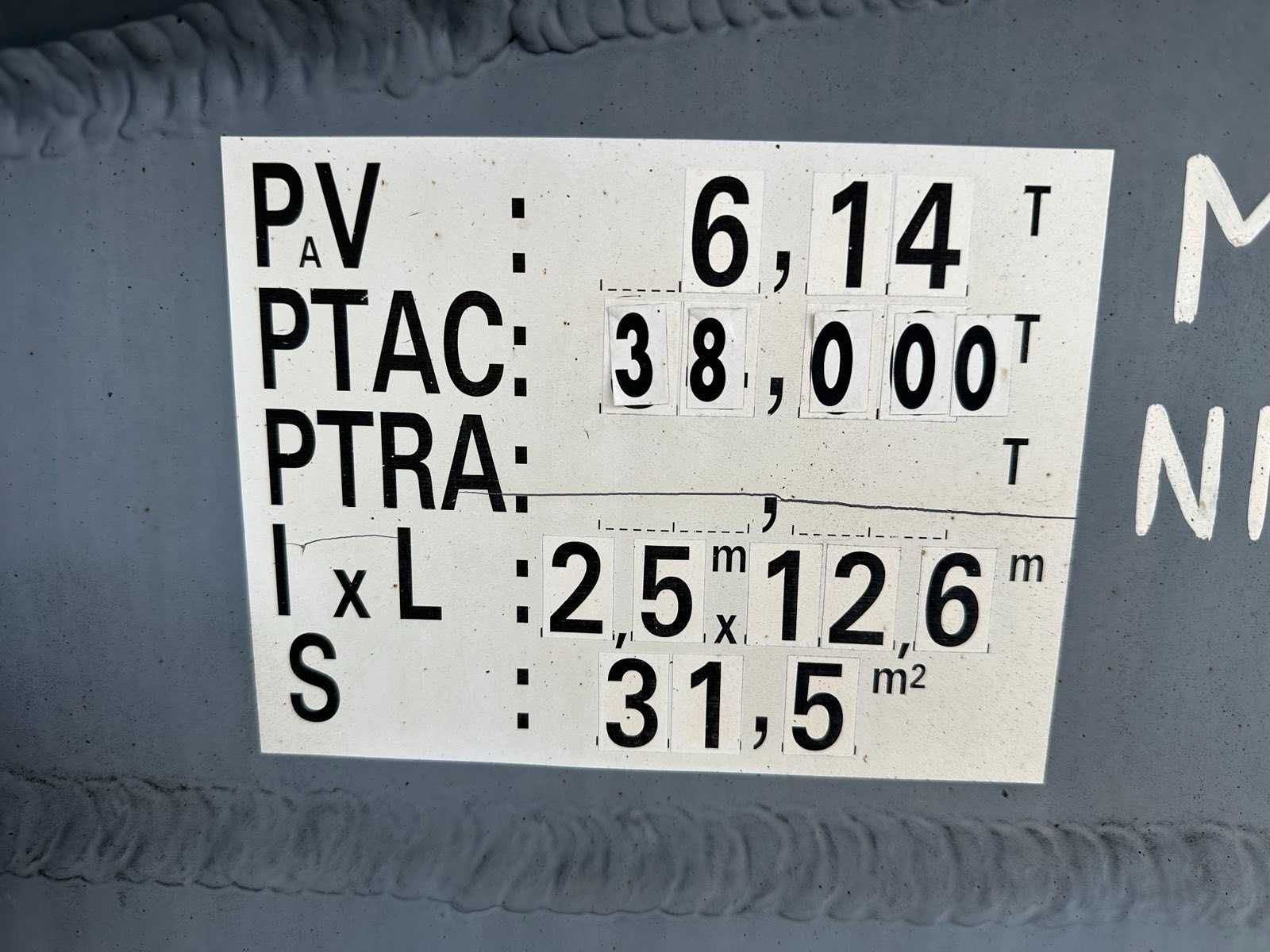 Merceron М-343 SМ 1997 напівпричіп-цистерна