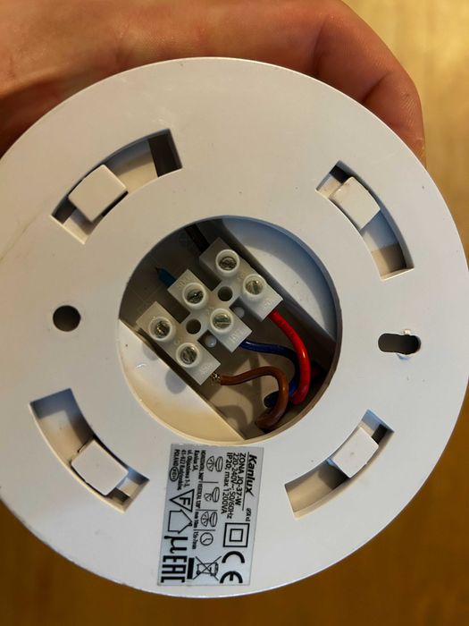 Natynkowy Czujnik ruchu ZONA JQ-37-W 360° IP-20 Kanlux