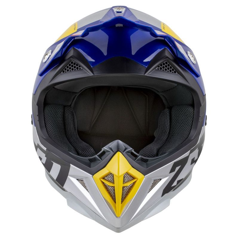 Kask Crossowy motocyklowy Zed ECE06 GRATIS gogle Interkom ready XS-XL