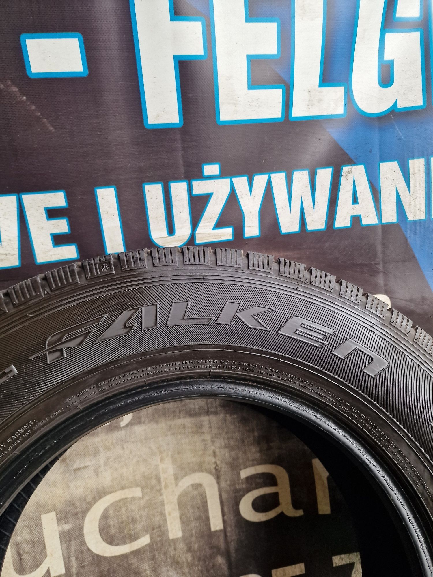 Opony zimowe 205/75/16C Falken wzmacniane Para 8.6mm 2021rok