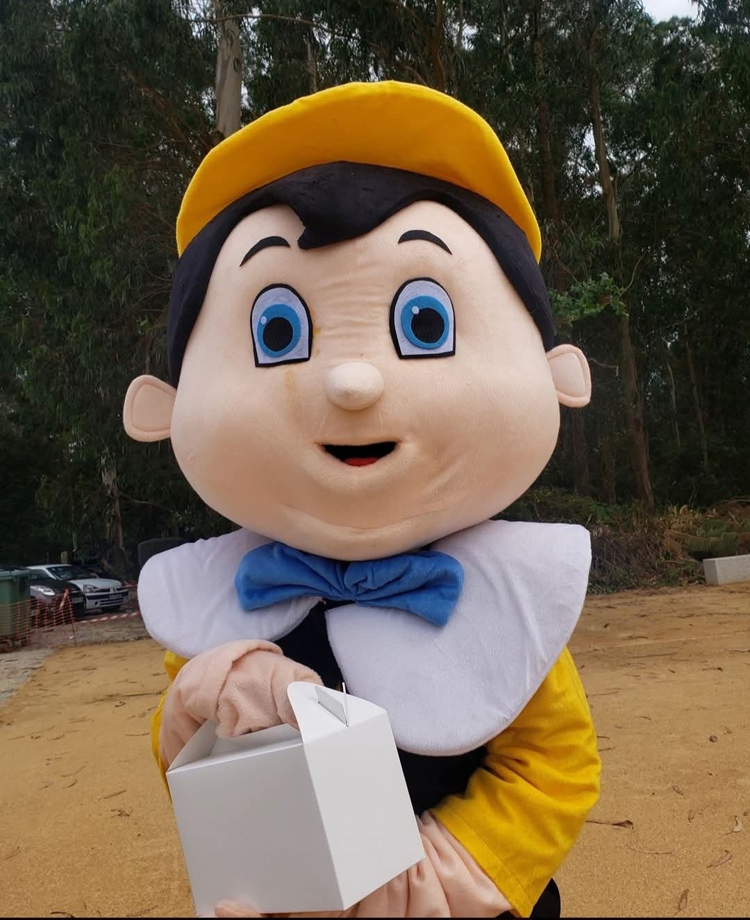 Mascote Pinóquio