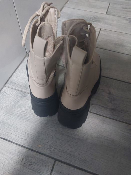 Trapery zimowe beżowe