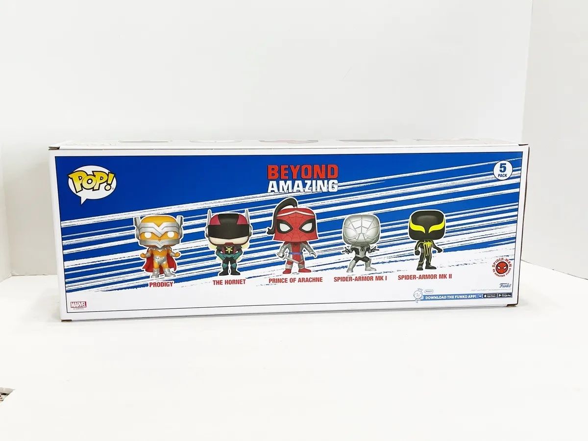 Ексклюзивний набір Funko Pop MARVEL Spider-Man Beyond Amazing 5 Pack