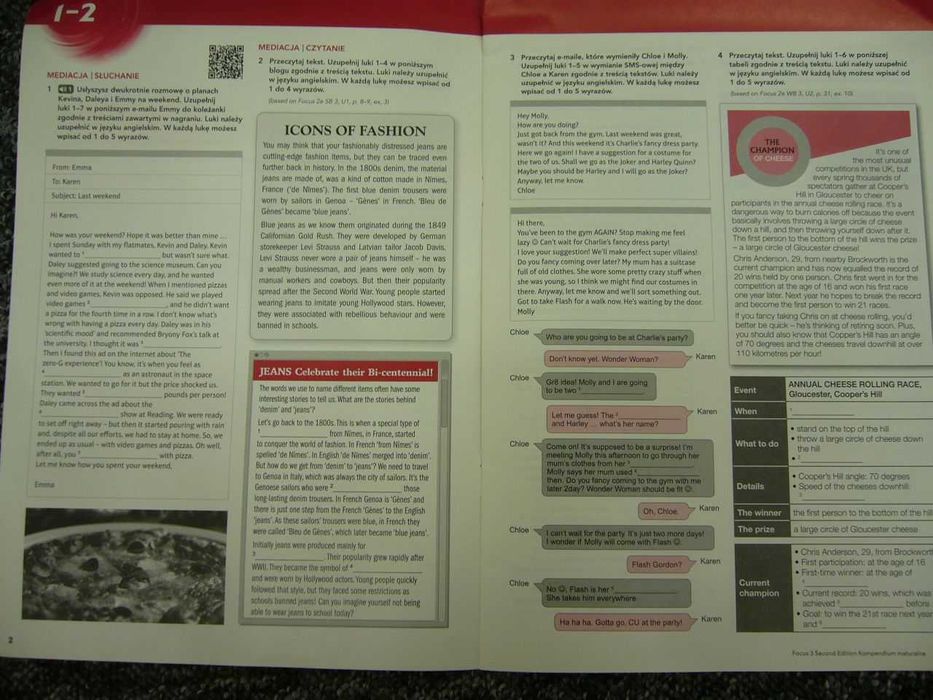 Focus 3 second edition, Kompendium maturalne