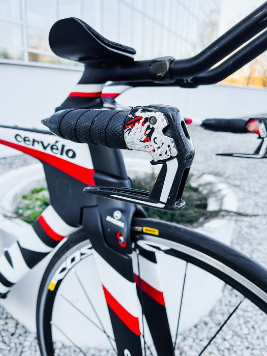 Rower triathlonowy TT Cervélo P5 SIX r 56 Rotor Power, Ceramic Speed