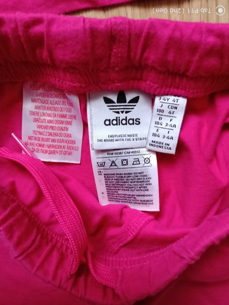 Komplet na lato Adidas oryginalny r.104