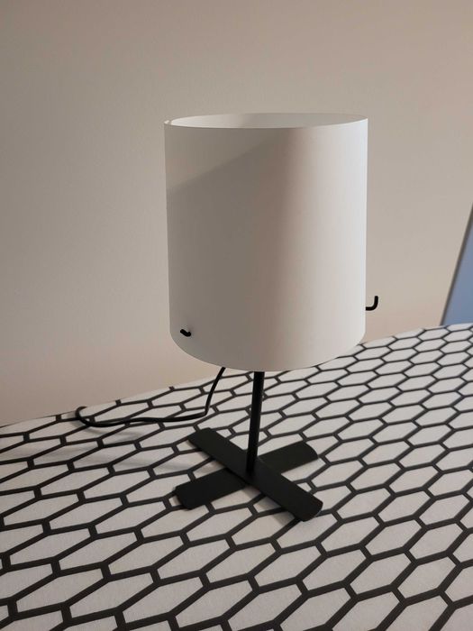 Lampka stołowa Barlast Ikea czarno-biała