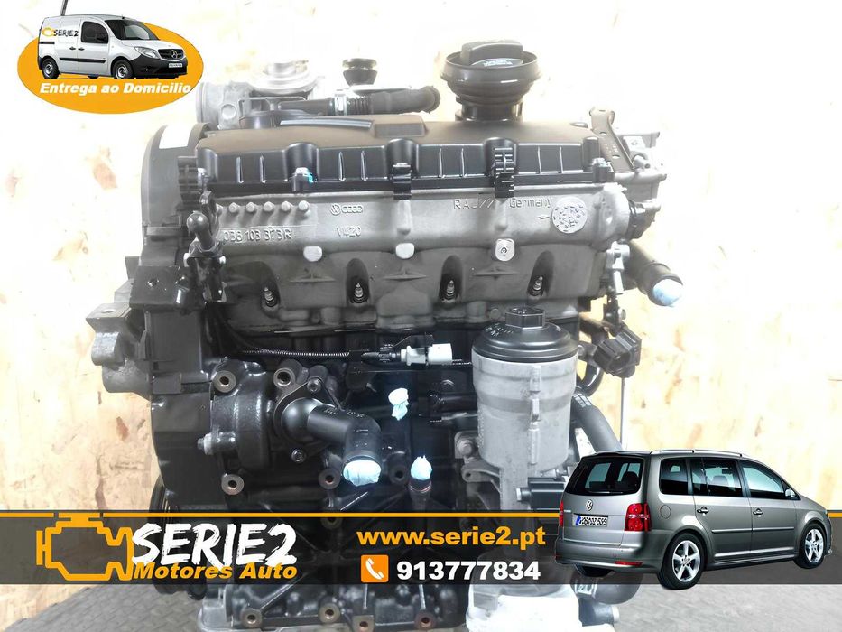 Motor VW Touran 1.9 TDI 105cv - BXE