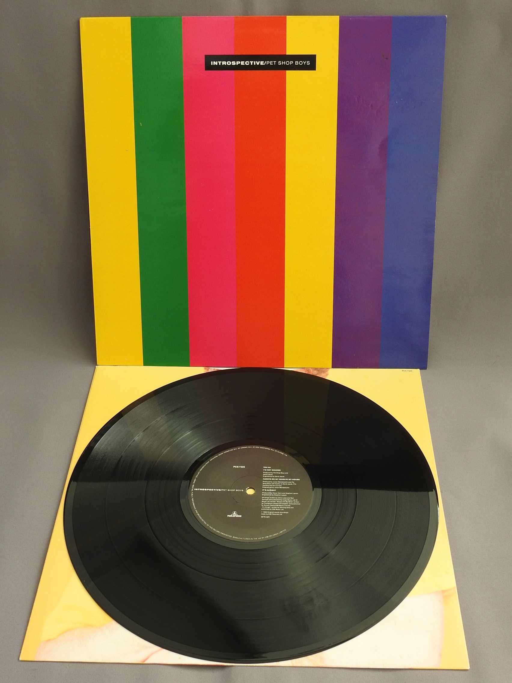 Pet Shop Boys Introspective LP UK пластинка Британия 1988 NM 1 press